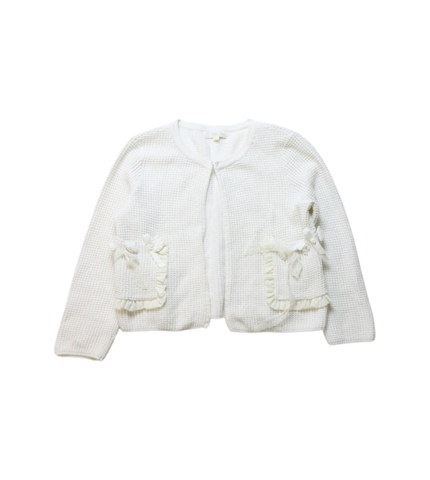 A White Cardigans from Nicholas & Bears in size 8Y for girl. (Front View)