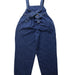 A Navy Long Overalls from Soor Ploom in size 10Y for girl. (Back View)