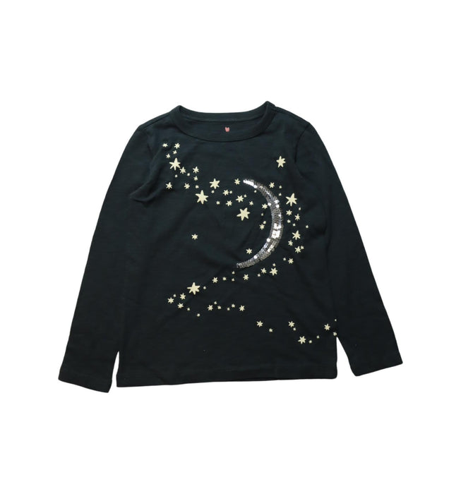 A Multicolour Long Sleeve T Shirts from Crewcuts in size 4T for girl. (Front View)
