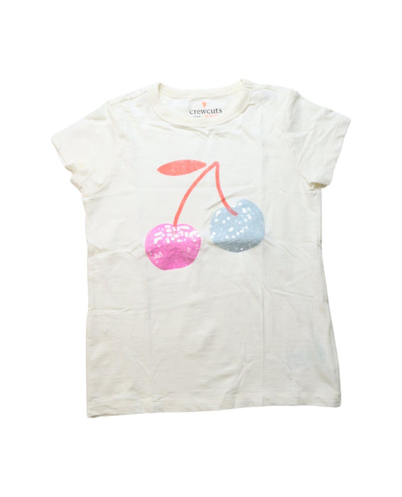 A Multicolour Short Sleeve T Shirts from Crewcuts in size 8Y for girl. (Front View)