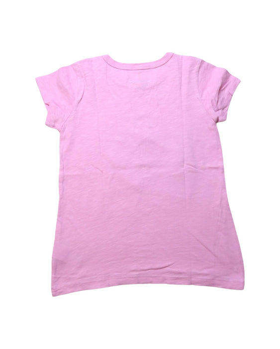 A Pink Short Sleeve T Shirts from Crewcuts in size 8Y for girl. (Back View)
