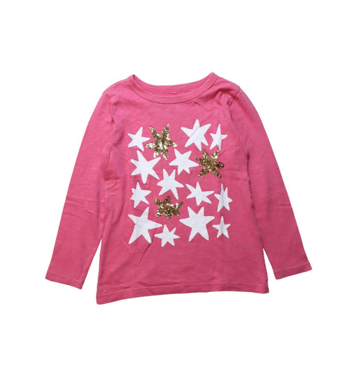 A Multicolour Long Sleeve T Shirts from Crewcuts in size 4T for girl. (Front View)