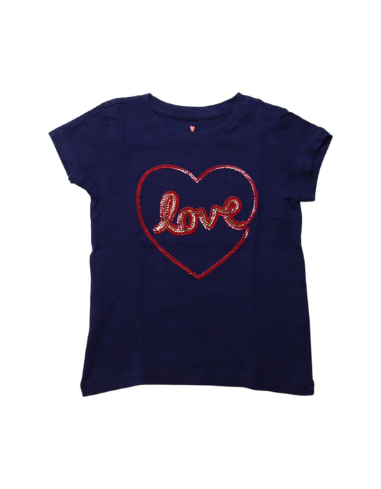 A Multicolour Short Sleeve T Shirts from Crewcuts in size 4T for girl. (Front View)