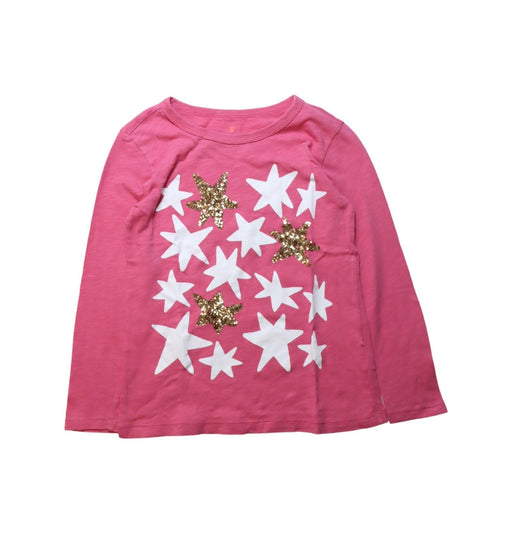 A Multicolour Long Sleeve T Shirts from Crewcuts in size 6T for girl. (Front View)