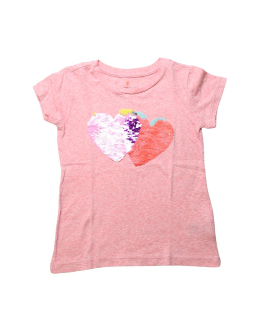 A Multicolour Short Sleeve T Shirts from Crewcuts in size 4T for girl. (Front View)