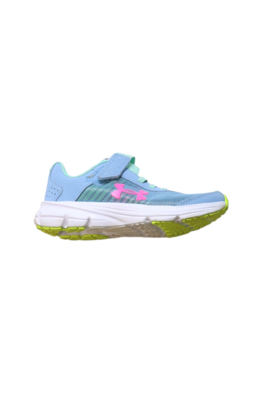 A Multicolour Sneakers from Under Armour in size 6T for girl. (Front View)