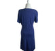 A Blue Short Sleeve Dresses from Seraphine in size S for maternity. (Back View)