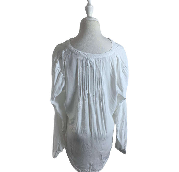 A White Long Sleeve Tops from Seraphine in size S for maternity. (Back View)