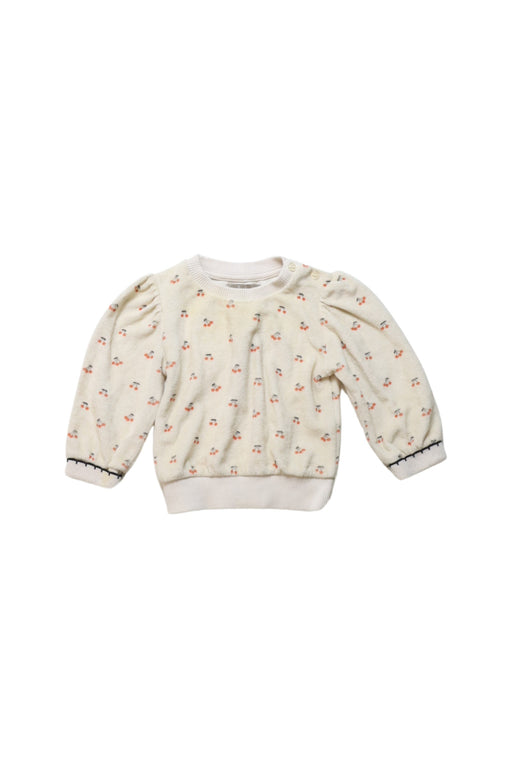 A Multicolour Crewneck Sweatshirts from Emile et Ida in size 3-6M for girl. (Front View)