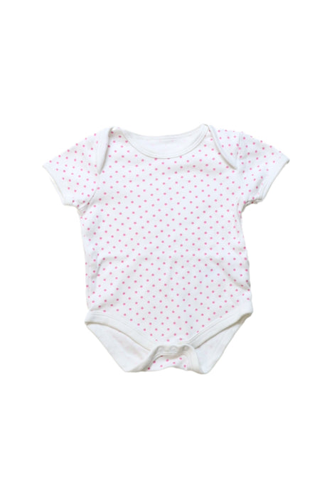 A Pink Short Sleeve Bodysuits from Cath Kidston in size 0-3M for girl. (Front View)