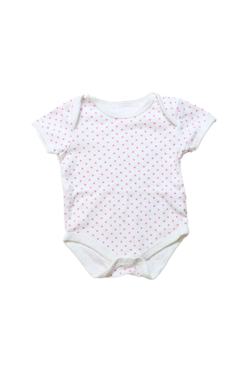 A Pink Short Sleeve Bodysuits from Cath Kidston in size 0-3M for girl. (Front View)