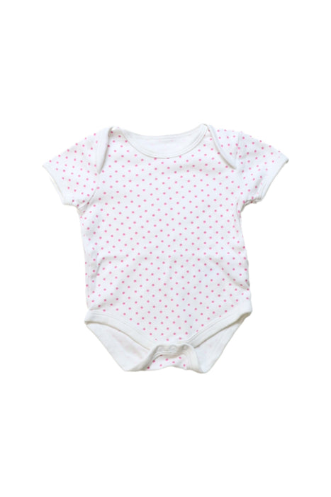A Pink Short Sleeve Bodysuits from Cath Kidston in size 0-3M for girl. (Front View)