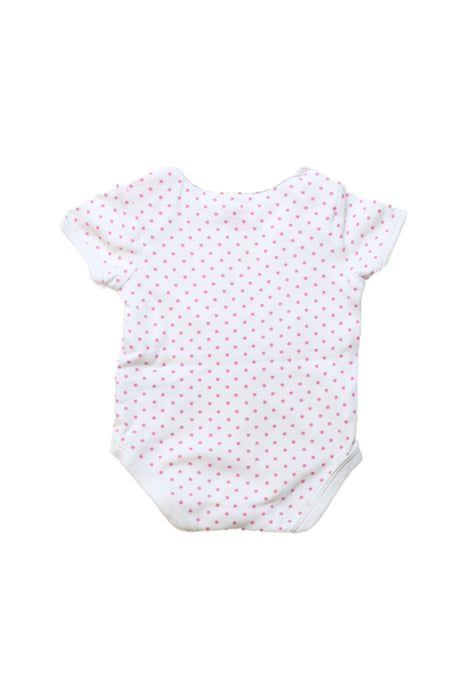 A Pink Short Sleeve Bodysuits from Cath Kidston in size 0-3M for girl. (Back View)