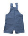 A Blue Overall Shorts from Seed in size 0-3M for boy. (Back View)