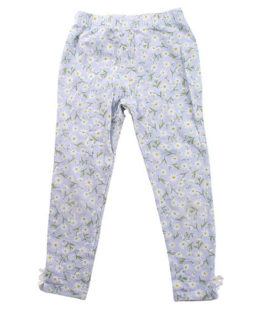 A Blue Leggings from Confiture in size 6T for girl. (Front View)