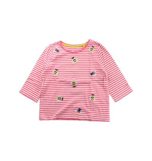 A Pink Long Sleeve T Shirts from Boden in size 4T for girl. (Front View)