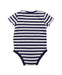A Blue Short Sleeve Bodysuits from Rococo in size 6-12M for boy. (Back View)