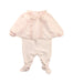A White Onesies from Dior in size 0-3M for girl. (Front View)