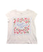 A White Short Sleeve T Shirts from Polo Ralph Lauren in size 5T for girl. (Front View)