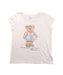 A White Short Sleeve T Shirts from Polo Ralph Lauren in size 6T for girl. (Front View)