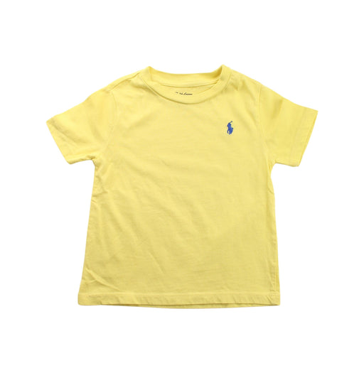 A Yellow Short Sleeve T Shirts from Ralph Lauren in size 2T for boy. (Front View)