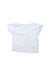 A White Short Sleeve T Shirts from The Little White Company in size 3-6M for girl. (Back View)