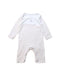 A Pink Long Sleeve Jumpsuits from The Little White Company in size 3-6M for girl. (Front View)