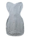 A Grey Sleepsacs from Love To Dream in size 0-3M for neutral. (Back View)