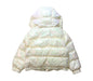 A Ivory Puffer/Quilted Jackets from Moncler in size 6T for girl. (Back View)