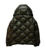 A Green Puffer/Quilted Jackets from Moncler in size 10Y for neutral. (Back View)