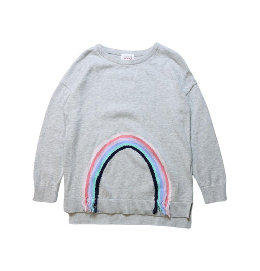 A Multicolour Crewneck Sweatshirts from Seed in size 4T for neutral. (Front View)