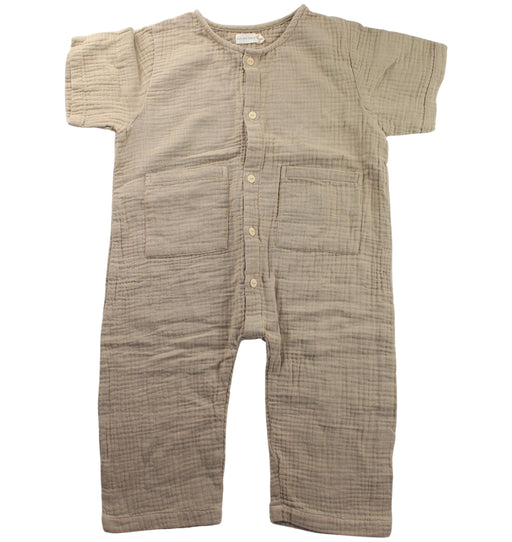 A Beige Short Sleeve Jumpsuits from Sons & Daughters in size 5T for boy. (Front View)
