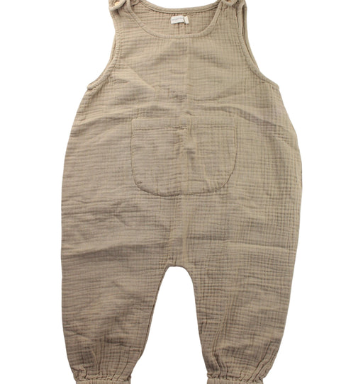 A Beige Long Overalls from Sons & Daughters in size 5T for girl. (Front View)