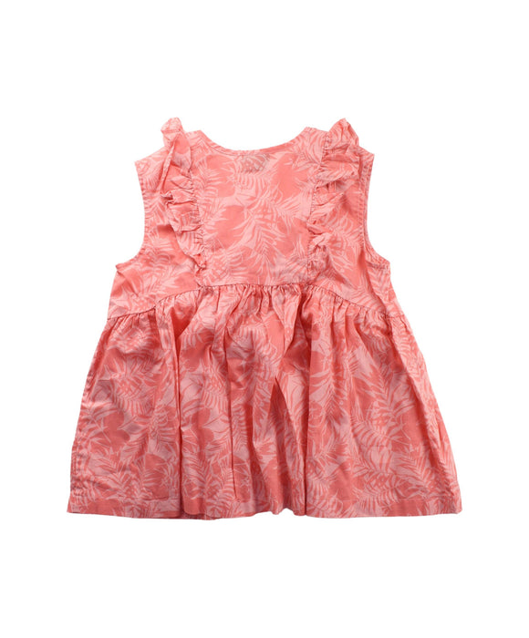 A Orange Sleeveless Dresses from Jim Thompson in size 4T for girl. (Back View)