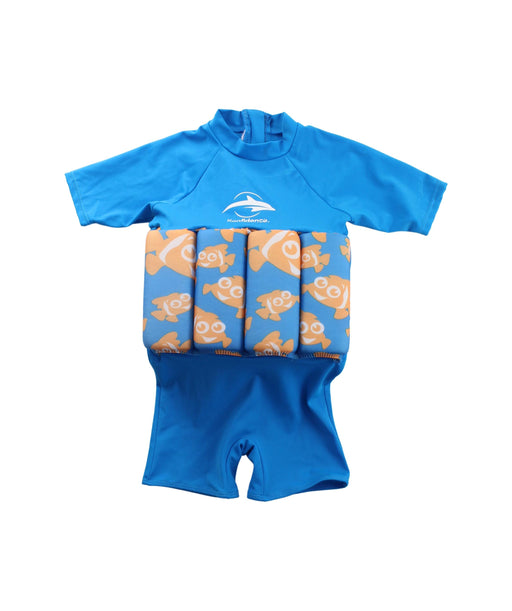 A Blue Floatsuits from Konfidence in size 18-24M for boy. (Front View)