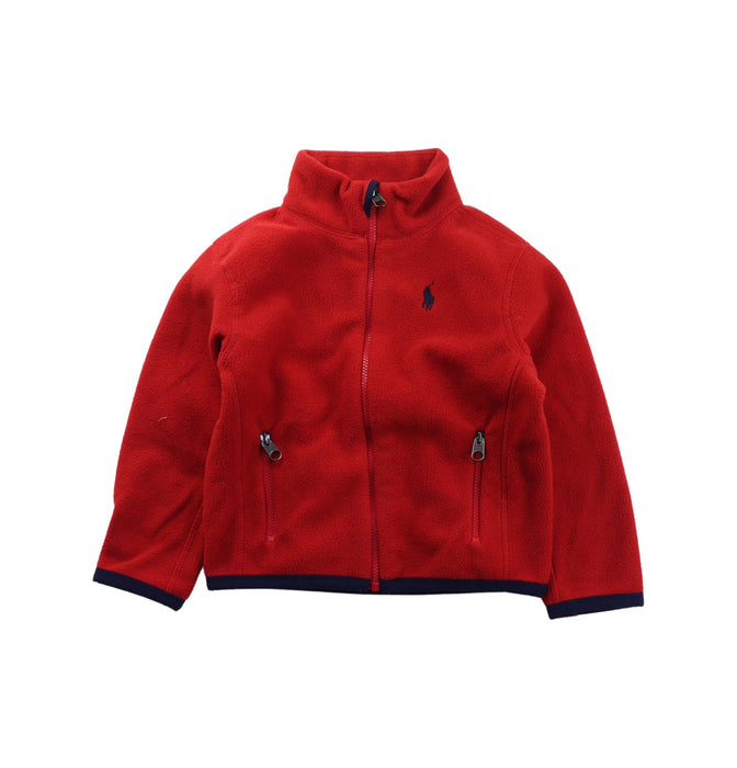 A Red Lightweight Jackets from Polo Ralph Lauren in size 2T for neutral. (Front View)