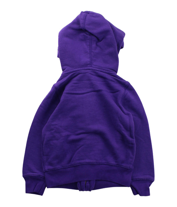 A Purple Zippered Sweatshirts from Polo Ralph Lauren in size 3T for boy. (Back View)