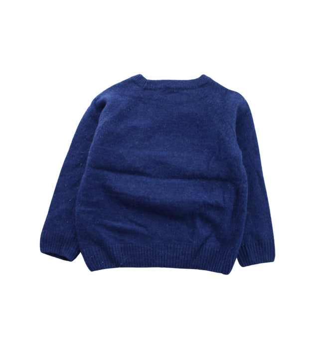 A Blue Knit Sweaters from Thomas Brown in size 2T for boy. (Back View)