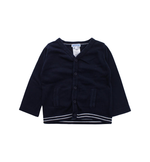 A Blue Cardigans from Jacadi in size 3T for boy. (Front View)