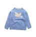 A Blue Knit Sweaters from Confiture in size 6T for girl. (Front View)