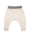 A White Sweatpants from Petit Bateau in size 3-6M for neutral. (Front View)