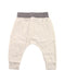 A White Sweatpants from Petit Bateau in size 3-6M for neutral. (Back View)