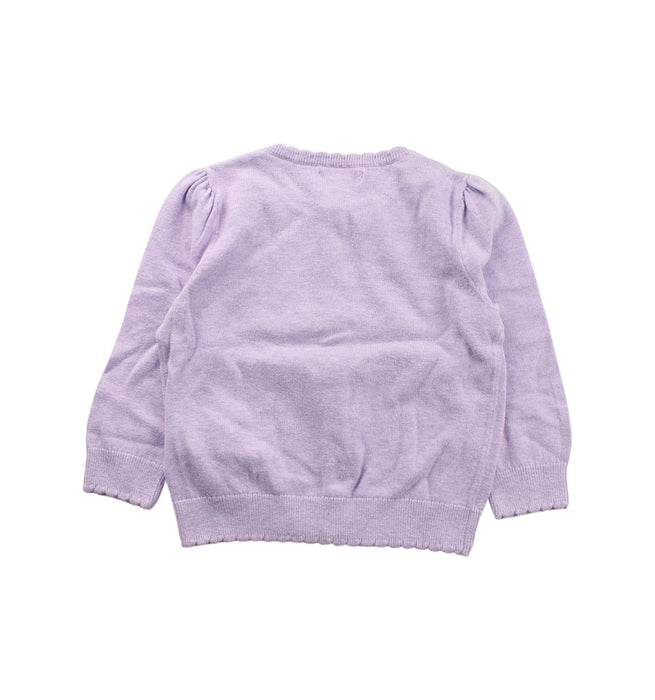 A Purple Cardigans from Ralph Lauren in size 12-18M for girl. (Back View)