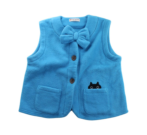 A Blue Cardigans from Atsuko Matano in size 8Y for girl. (Front View)
