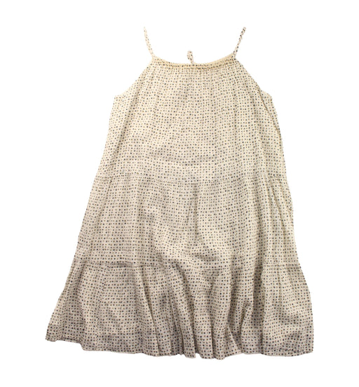 A White Sleeveless Dresses from Bonpoint in size 6T for girl. (Front View)