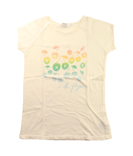 A White Short Sleeve T Shirts from Bonpoint in size 12Y for girl. (Front View)