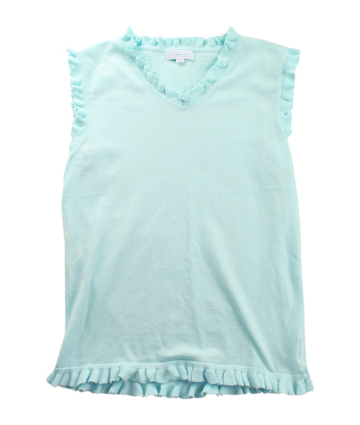 A Green Sleeveless Tops from Nicholas & Bears in size 14Y for girl. (Front View)