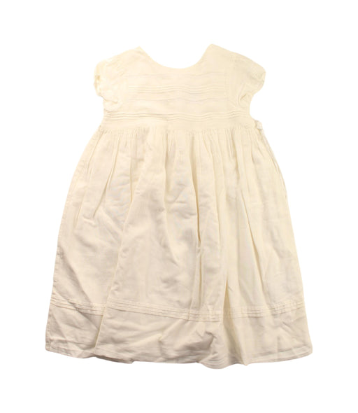 A White Short Sleeve Dresses from Cyrillus in size 12-18M for girl. (Front View)
