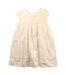 A White Short Sleeve Dresses from Cyrillus in size 12-18M for girl. (Back View)