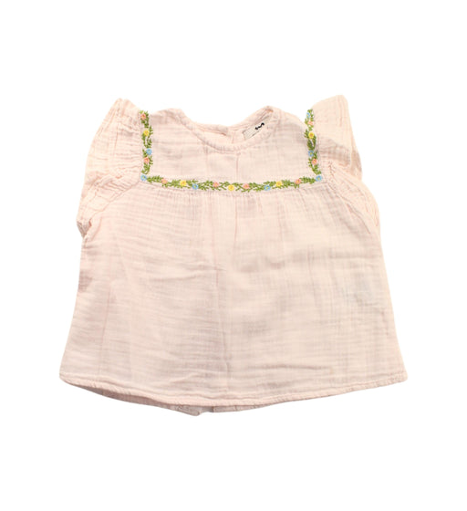 A White Shorts Sets from Cyrillus in size 2T for girl. (Front View)